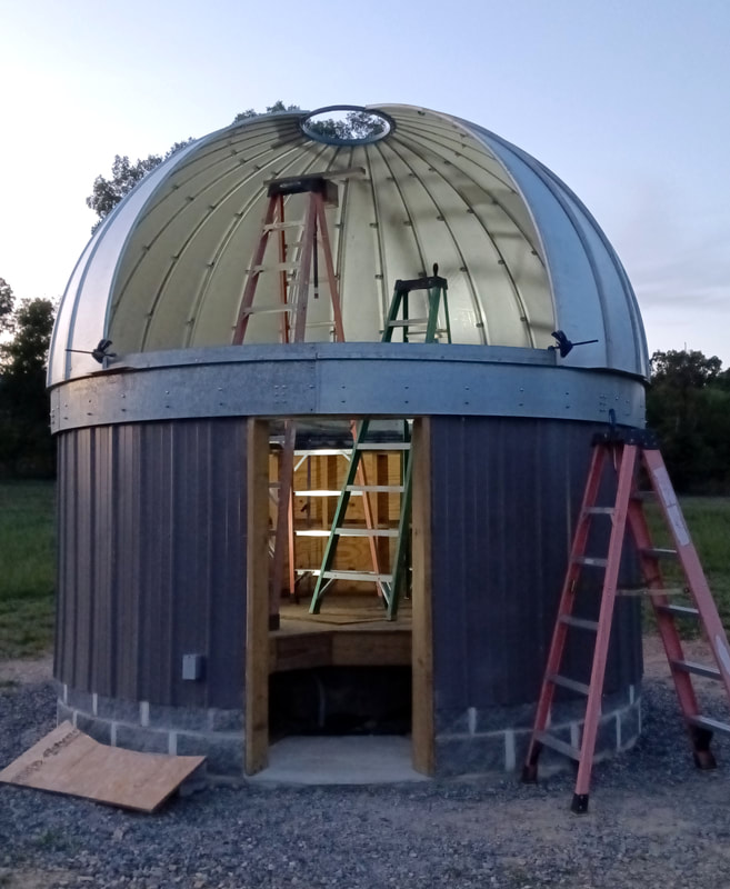 observatory under construction